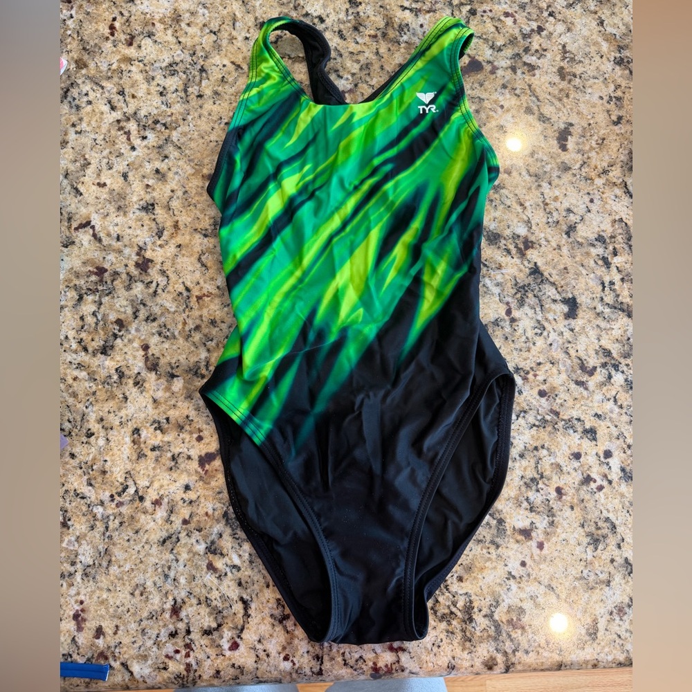 TYR Black One-Piece Swimsuit